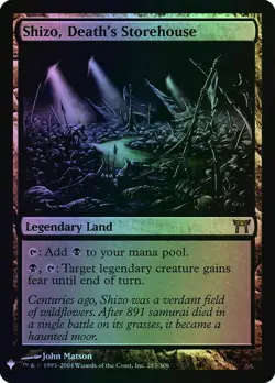mtg magic shizo, death's storehouse FOIL ENGLISH shizo la reserve de la mort MB - Image 1