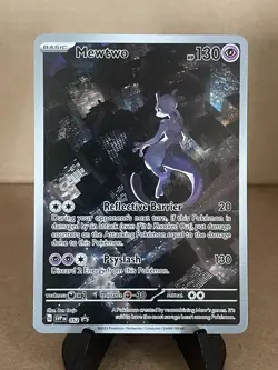 Pokemon TCG Scarlet And Violet 151 Mewtwo Black Star Promo SVP 052 - Image 1