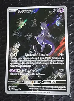 Pokemon TCG Scarlet And Violet 151 Mewtwo Black Star Promo SVP 052 - Image 1