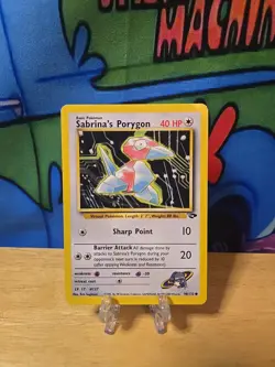 Pokemon Sabrina's Porygon Gym Challenge 98/132 Regular Unlimited Common LP - Image 1
