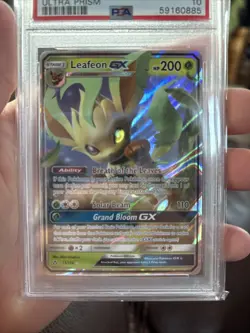 2018 Pokemon Sun & Moon Ultra Prism Leafeon GX #13 / 156 PSA 10 Low Pop 209 - Image 2