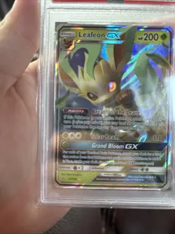 2018 Pokemon Sun & Moon Ultra Prism Leafeon GX #13 / 156 PSA 10 Low Pop 209 - Image 4