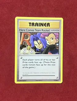 Pokemon - Here Comes Team Rocket Secret Rare - 113/108 -XY Evolutions-Pack Fresh - Image 1