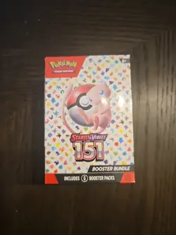 Pokemon TCG: Scarlet and Violet 151: 1 Booster Bundle -Brand New Factory Sealed- - Image 1