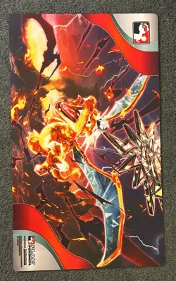 Official Play! Pokemon Tera Charizard ex 2025 Obsidian Flames Playmat - Image 1