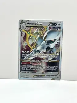 Pokemon TCG Arceus Vstar 123/172 Arceus Premium Collection Metal Promo Card - Image 1