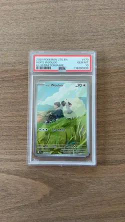 Pokemon Hop's Wooloo Illustration Rare Holo Card 170/159 Journey Together PSA 10 - Image 2
