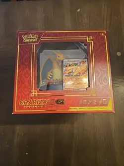 POKEMON TCG CHARIZARD EX SUPER PREMIUM COLLECTION STATUE + 3 PROMO CARDS + Bonus - Image 1