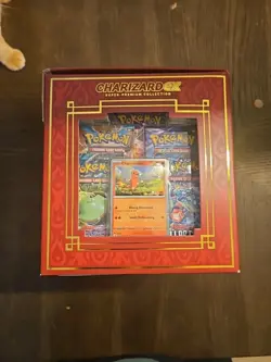 POKEMON TCG CHARIZARD EX SUPER PREMIUM COLLECTION STATUE + 3 PROMO CARDS + Bonus - Image 4