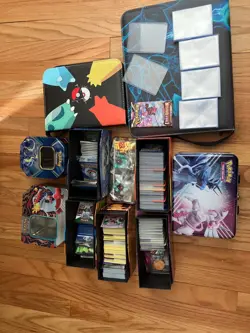 Whole Pokemon collection. Rare and old cards. bulk, storage tins - Image 1