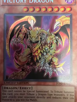 YU-GI-OH VICTORY DRAGON JUMP-EN011 LIMITED EDITION SECRET RARE FOIL CARD - Image 2