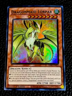 Dragonmaid Lorpar RA03-EN022 Yugioh 1st Edition Super Rare - Image 1