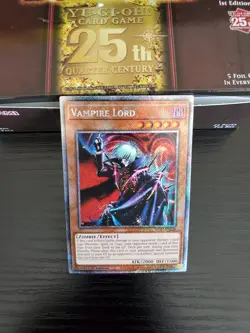 Yugioh Bonanza - Vampire Lord - Platinum Secret Rare - RA03-EN128 - Image 1