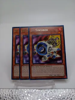 3x Jet Synchron 1st Edition Rare MZMI-EN044 Yu-Gi-Oh! - Image 1
