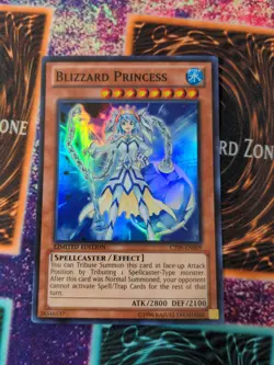 Yu-Gi-Oh! Blizzard Princess CT09-EN009 Limited Super Rare NM - Image 1