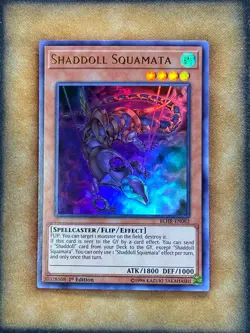 Yugioh Shaddoll Squamata BLHR-EN082 Ultra Rare 1st Ed NM - Image 1