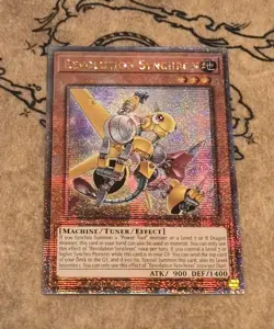 Yugioh Revolution Synchron DUNE-EN002 1st EdQuarter Century Secret Rare NM - Image 1