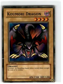Yu-Gi-Oh! Koumori Dragon Common SKE-003 Heavily Played 1st Edition - Image 1