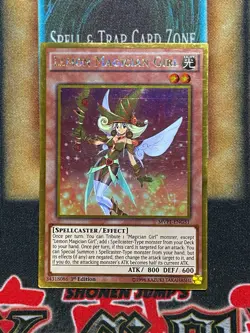 Yugioh Lemon Magician Girl MVP1-ENG51 Gold Rare 1st Ed NM - Image 1