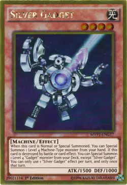 Silver Gadget - MVP1-ENG17 - Gold Rare - 1st Edition YuGiOh! - Image 1