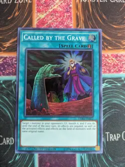 Yu-Gi-Oh! Called by the Grave EXFO-EN0SE2 Limited Super Rare NM - Image 1