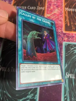 Yu-Gi-Oh! Called by the Grave EXFO-EN0SE2 Limited Super Rare NM - Image 2