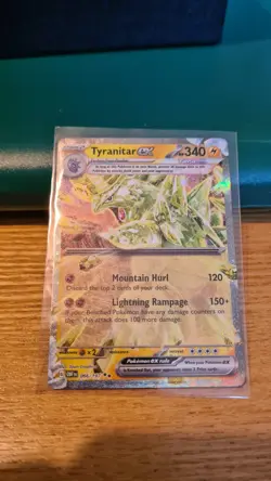 Pokemon Card Tyranitar EX 066/197 Ultra Rare Obsidian Flames NM - Image 1