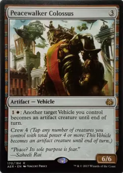 170/184 PEACEWALKER COLOSSUS RARE AETHER REVOLT MTG CARD - Image 1