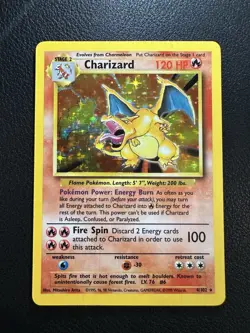 🔥 Charizard 4/102 Holo Base Set WOTC 1999 Vintage OG Rare Pokemon Card NM/LP - Image 1