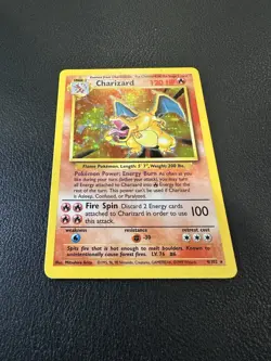 🔥 Charizard 4/102 Holo Base Set WOTC 1999 Vintage OG Rare Pokemon Card NM/LP - Image 2