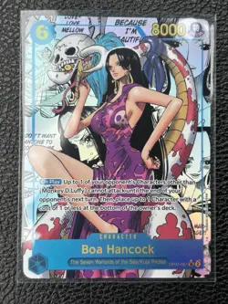 Boa Hancock OP07-051 Parallel Manga Alt Art ONE PIECE Card Game English - Image 1