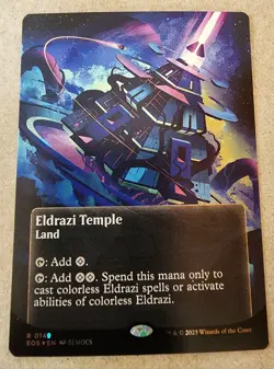 Eldrazi Temple - #149 (Borderless) (Galaxy Foil) Edge of Eternities - Mtg - Image 1