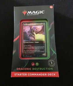 MTG TCG | Draconic Destruction Commander Deck | New Factory Sealed - Image 1