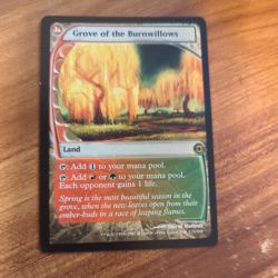 MTG Magic The Gathering Grove of the Burnwillows Future Sight #176 MP - Image 1