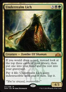 Underrealm Lich - Light Play MTG Guilds of Ravnica - Image 1