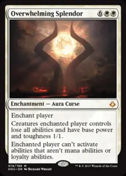 Overwhelming Splendor - Light Play MTG Hour of Devastation - Image 1