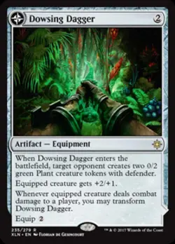 Dowsing Dagger (Lost Vale) - Light Play MTG Ixalan - Image 1