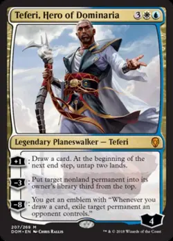 Teferi, Hero of Dominaria - Light Play MTG Dominaria - Image 1