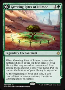 Growing Rites of Itlimoc (Itlimoc Cradle of the Sun) - Light Play MTG Ixalan - Image 1