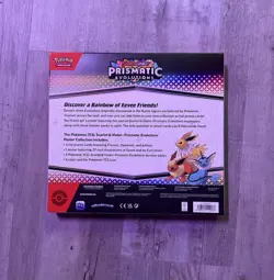 Pokemon TCG Prismatic Evolutions Poster Collection Box New + Sealed - Image 2