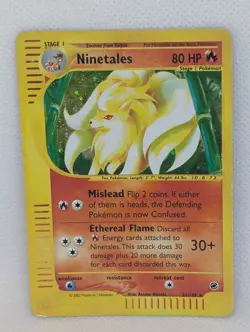 Ninetales 021/165 Expedition Base Set Holo Rare Pokemon TCG Nintendo MP - Image 1