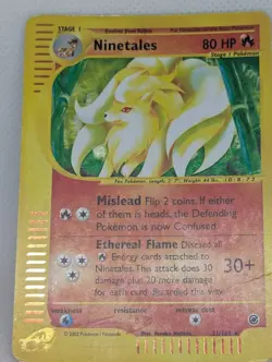 Ninetales 021/165 Expedition Base Set Holo Rare Pokemon TCG Nintendo MP - Image 3