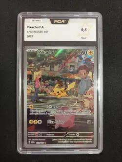 Carte Pokemon Pikachu 173/165 - 151 PCA 9.5 - Image 1