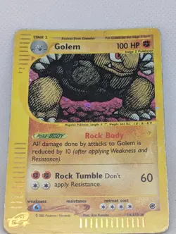 Golem 014/165 Expedition Base Set Holo Rare Pokemon TCG Nintendo e-reader MP - Image 3