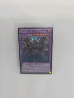 Gladiator Beast Nerokius MP15-EN051 Secret Rare 1st Edition Yugioh TCG Card - Image 1