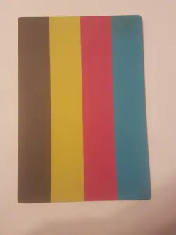 Yugioh Test Print Card - Damaged - Image 1