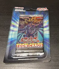 Yugioh Toon Chaos Blister Pack 7 Cards Konami Yu-Gi-Oh! - Image 1