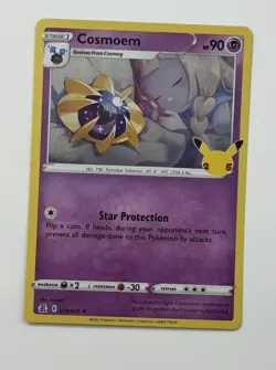 Pokemon TCG Celebrations Cosmoem 014/025 Holo Rare SEE PICS Card NM - Image 1