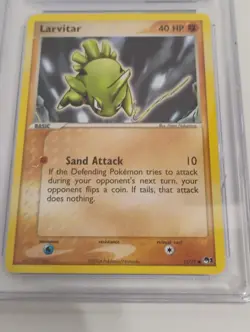Pokemon Larvitar Pop Series 1 CGC Graded Gem Mint Card - Image 2