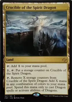 167/185 CRUCIBLE OF THE SPIRIT DRAGON RARE FATE REFORGED MTG CARD - Image 1